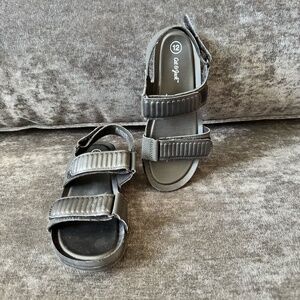 Cat & Jack Toddler Size 12 Black Kody Sandals